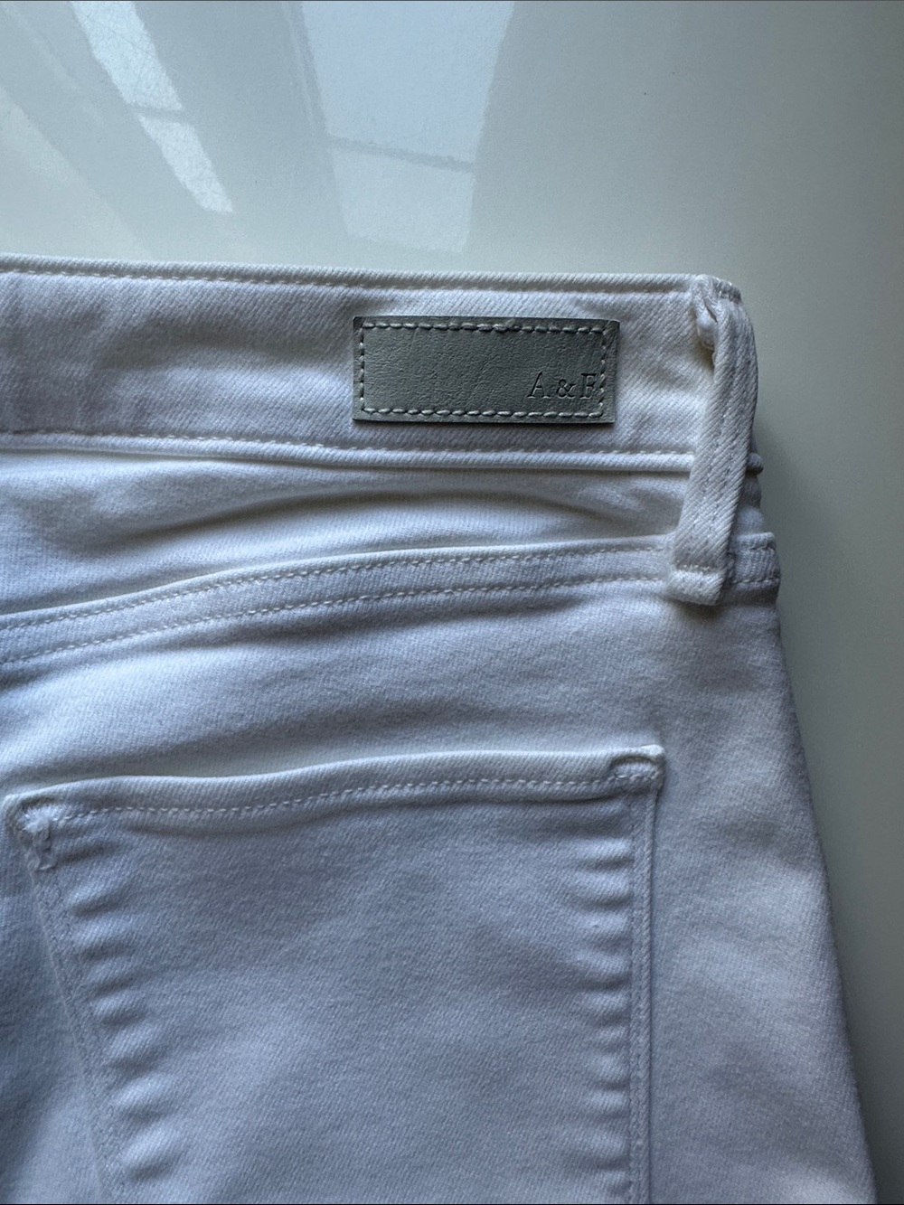 Abercrombie White Denim Jeans
